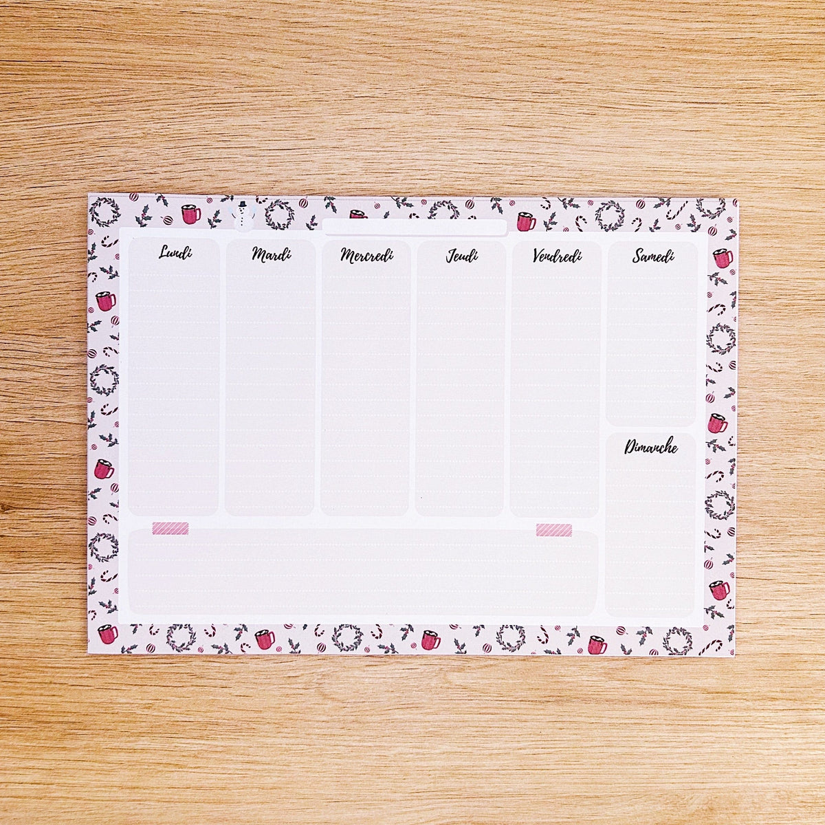 Calendrier Semaine Semainier Kokonote Grupo Erik - Semainier Alice Au Pays Des Merveilles | Sous-Main Bureau, Planner Hebdomadaire | Papeterie De Bureau, Fournitures Calendrier Semainier Bloc Notes A4