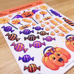 La Boutique de Margaux Sticker Bonbons d'Halloween - Stickers organisation papeterie margauxstips les astuces de margaux plan with me bullet journal