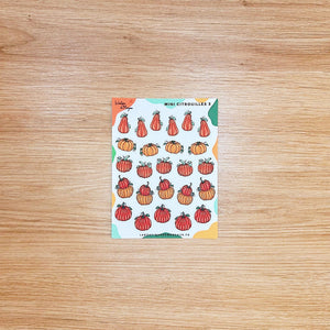 La Boutique de Margaux Sticker Mini citrouilles 3 Collection Automne & Halloween - Stickers C7 organisation papeterie margauxstips les astuces de margaux plan with me bullet journal