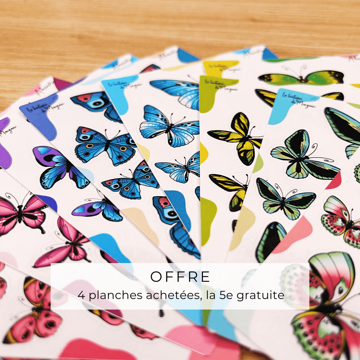 Papillons en folie - Stickers – La boutique de Margaux