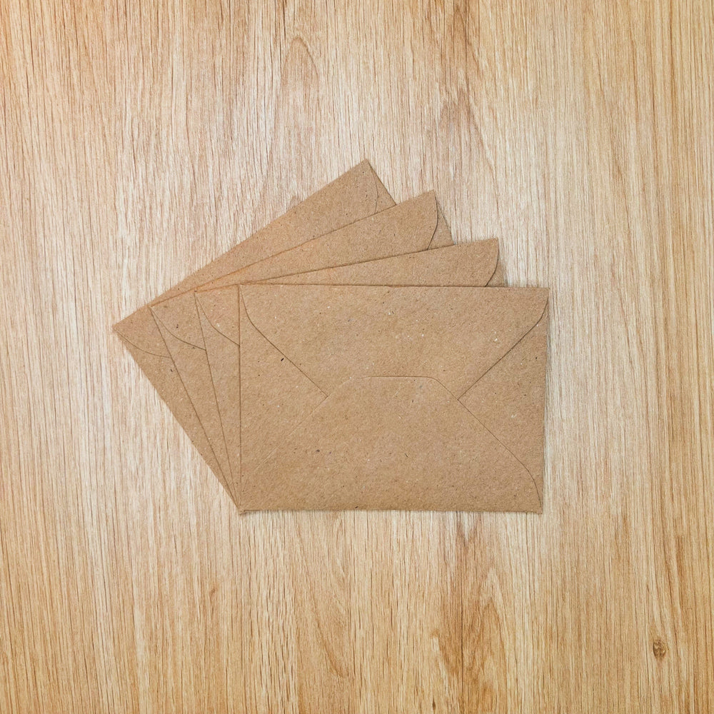 Set d'enveloppes "Kraft" - Enveloppes C7