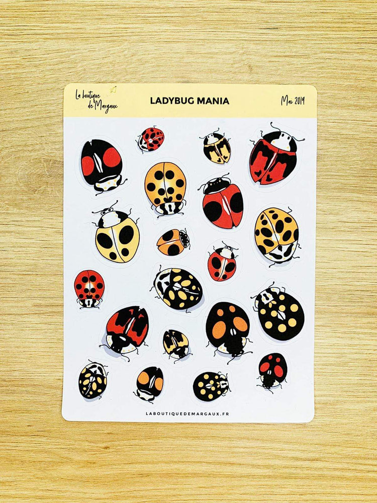 La Boutique de Margaux Sticker Ladybug Mania - Stickers organisation papeterie margauxstips les astuces de margaux plan with me bullet journal