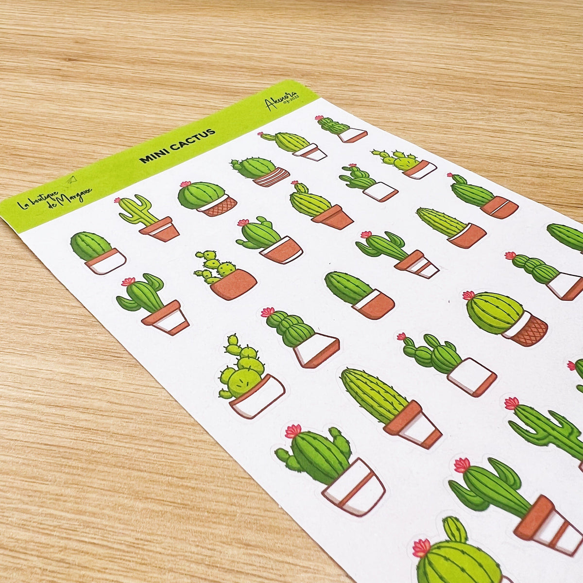 Mini Cactus - Stickers – La boutique de Margaux