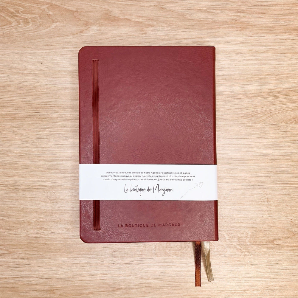La boutique de Margaux Carnet Agenda Perpétuel "Americano", nouvelle édition - Carnet A5 organisation papeterie margauxstips les astuces de margaux plan with me bullet journal