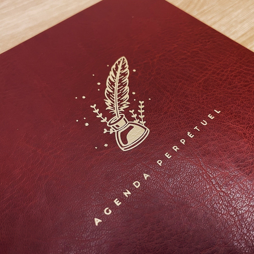 La boutique de Margaux Carnet Agenda Perpétuel "Americano", nouvelle édition - Carnet A5 organisation papeterie margauxstips les astuces de margaux plan with me bullet journal