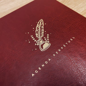La boutique de Margaux Carnet Agenda Perpétuel "Americano", nouvelle édition - Carnet A5 organisation papeterie margauxstips les astuces de margaux plan with me bullet journal