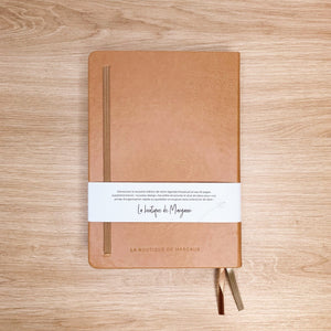 La boutique de Margaux Carnet Agenda Perpétuel "Cappuccino", nouvelle édition - Carnet A5 organisation papeterie margauxstips les astuces de margaux plan with me bullet journal