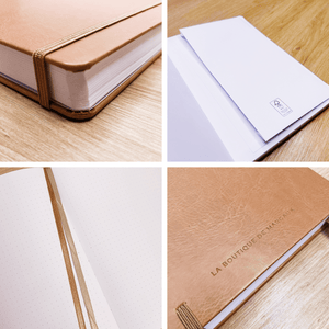 La boutique de Margaux Carnet Agenda Perpétuel "Cappuccino", nouvelle édition - Carnet A5 organisation papeterie margauxstips les astuces de margaux plan with me bullet journal