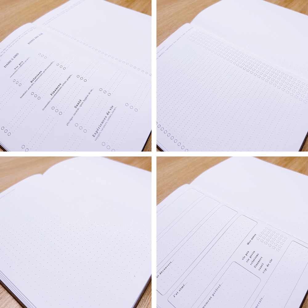 La boutique de Margaux Carnet Agenda Perpétuel "Érable", nouvelle édition - Carnet A5 organisation papeterie margauxstips les astuces de margaux plan with me bullet journal