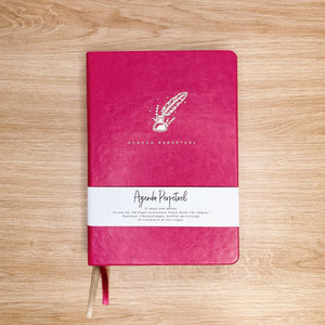 La boutique de Margaux Carnet Agenda Perpétuel "Framboise", nouvelle édition - Carnet A5 organisation papeterie margauxstips les astuces de margaux plan with me bullet journal
