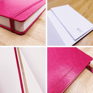 La boutique de Margaux Carnet Agenda Perpétuel "Framboise", nouvelle édition - Carnet A5 organisation papeterie margauxstips les astuces de margaux plan with me bullet journal