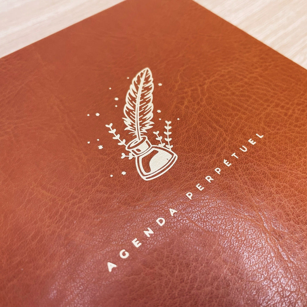 La boutique de Margaux Carnet Agenda Perpétuel "Macchiato", nouvelle édition - Carnet A5 organisation papeterie margauxstips les astuces de margaux plan with me bullet journal