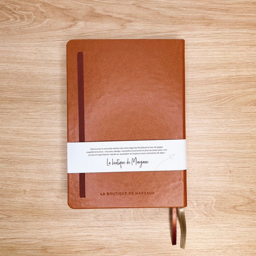 La boutique de Margaux Carnet Agenda Perpétuel "Macchiato", nouvelle édition - Carnet A5 organisation papeterie margauxstips les astuces de margaux plan with me bullet journal