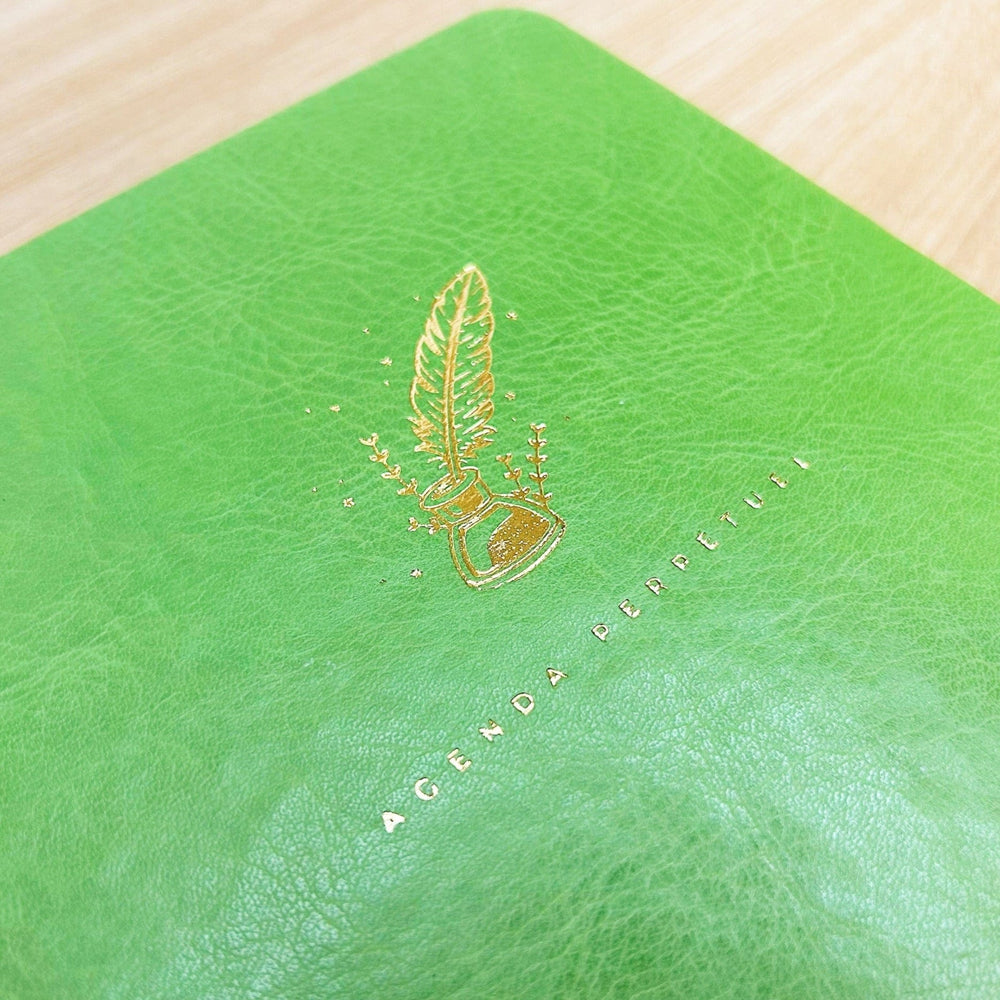La boutique de Margaux Carnet Agenda Perpétuel "Trèfle", nouvelle édition - Carnet A5 organisation papeterie margauxstips les astuces de margaux plan with me bullet journal