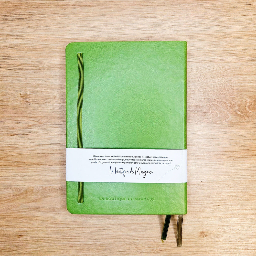 La boutique de Margaux Carnet Agenda Perpétuel "Trèfle", nouvelle édition - Carnet A5 organisation papeterie margauxstips les astuces de margaux plan with me bullet journal