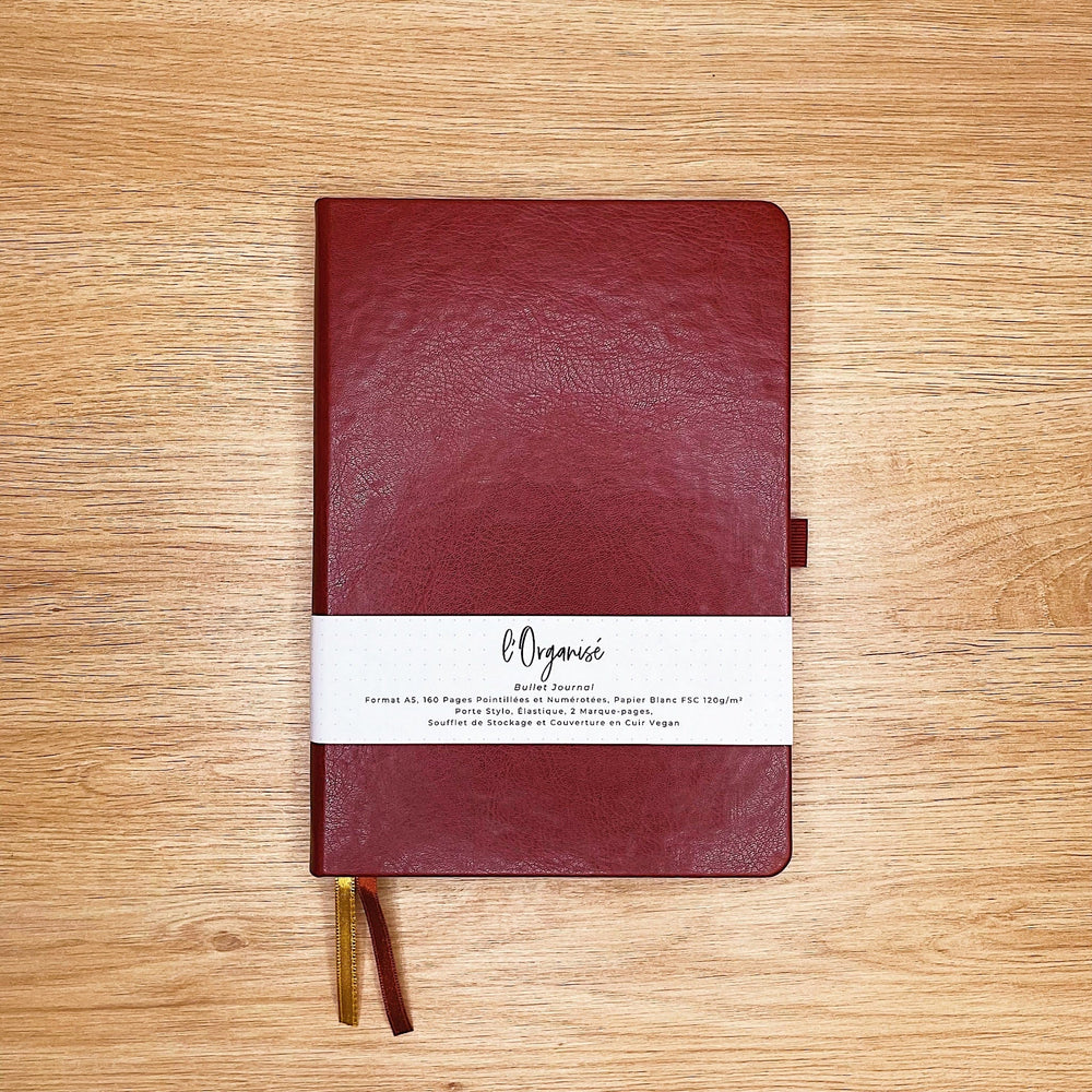 La boutique de Margaux Carnet Bullet Journal l'Organisé "Americano" - Carnet A5 organisation papeterie margauxstips les astuces de margaux plan with me bullet journal