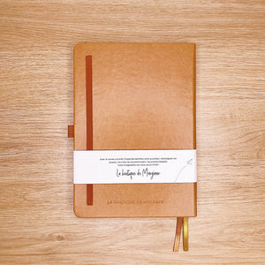 La boutique de Margaux Carnet Bullet Journal l'Organisé "Cappuccino" - Carnet A5 organisation papeterie margauxstips les astuces de margaux plan with me bullet journal