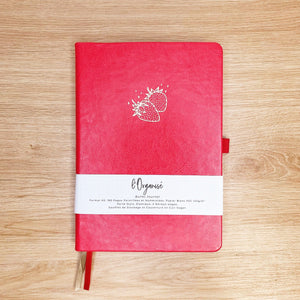 La boutique de Margaux Carnet Bullet Journal l'Organisé "Fraise"- Carnet A5 organisation papeterie margauxstips les astuces de margaux plan with me bullet journal