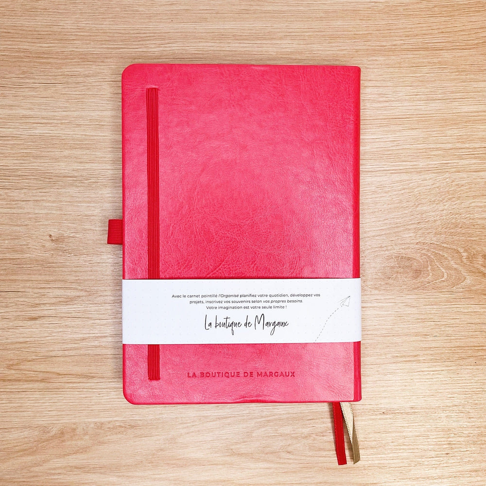La boutique de Margaux Carnet Bullet Journal l'Organisé "Fraise"- Carnet A5 organisation papeterie margauxstips les astuces de margaux plan with me bullet journal