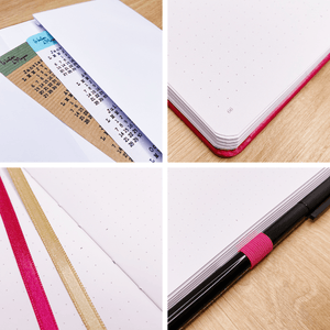 La boutique de Margaux Carnet Bullet Journal l'Organisé "Framboise"- Carnet A5 organisation papeterie margauxstips les astuces de margaux plan with me bullet journal