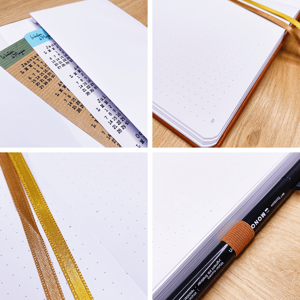 La boutique de Margaux Carnet Bullet Journal l'Organisé "Macchiato" - Carnet A5 organisation papeterie margauxstips les astuces de margaux plan with me bullet journal