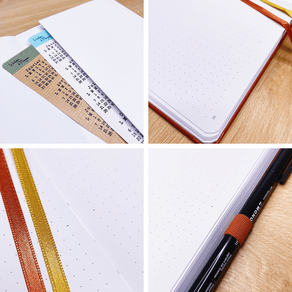 La boutique de Margaux Carnet Bullet Journal l'Organisé "Americano" - Carnet A5 organisation papeterie margauxstips les astuces de margaux plan with me bullet journal