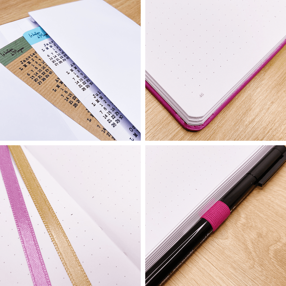 La boutique de Margaux Carnet Bullet Journal l'Organisé "Myrtille"- Carnet A5 organisation papeterie margauxstips les astuces de margaux plan with me bullet journal