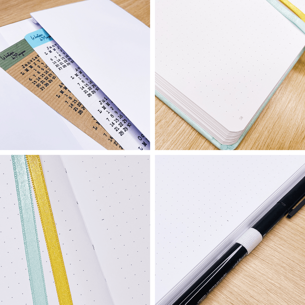 La boutique de Margaux Carnet Bullet Journal l'Organisé "Ourson" - Carnet A5 organisation papeterie margauxstips les astuces de margaux plan with me bullet journal