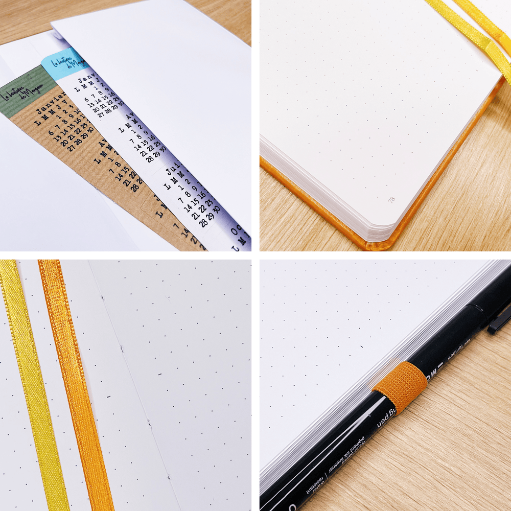 La boutique de Margaux Carnet Bullet Journal l'Organisé "Tarte aux pommes - Carnet A5 organisation papeterie margauxstips les astuces de margaux plan with me bullet journal