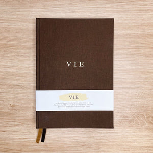 La boutique de Margaux Carnet Carnet VIE "Chocolat" - Carnet A5 organisation papeterie margauxstips les astuces de margaux plan with me bullet journal