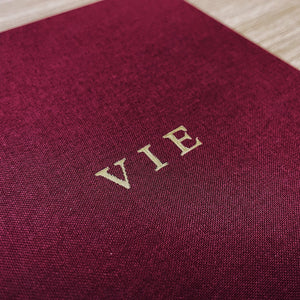 La boutique de Margaux Carnet Carnet VIE "Grenat" - Carnet A5 organisation papeterie margauxstips les astuces de margaux plan with me bullet journal