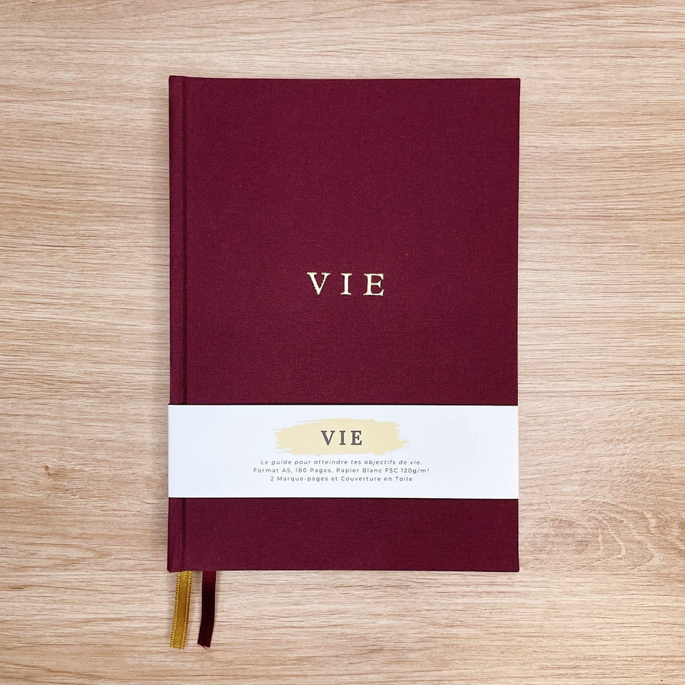 Carnet VIE "Grenat" - Carnet A5