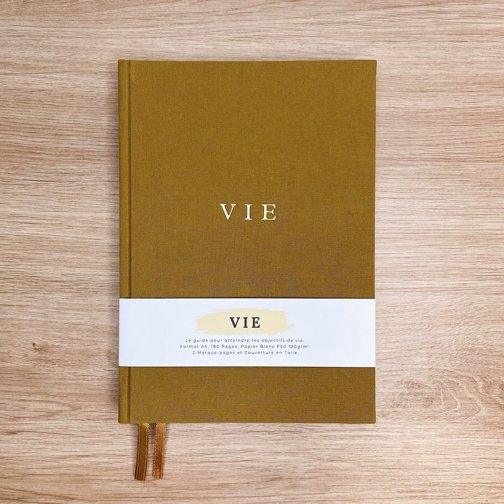 Carnet VIE "Moutarde" - Carnet A5