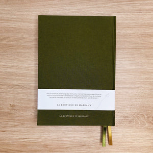La boutique de Margaux Carnet Carnet VIE "Olive" - Carnet A5 organisation papeterie margauxstips les astuces de margaux plan with me bullet journal