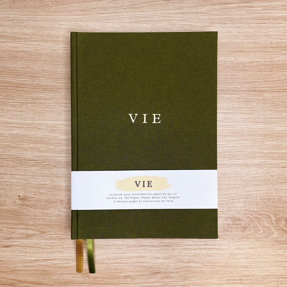 Carnet VIE "Olive" - Carnet A5