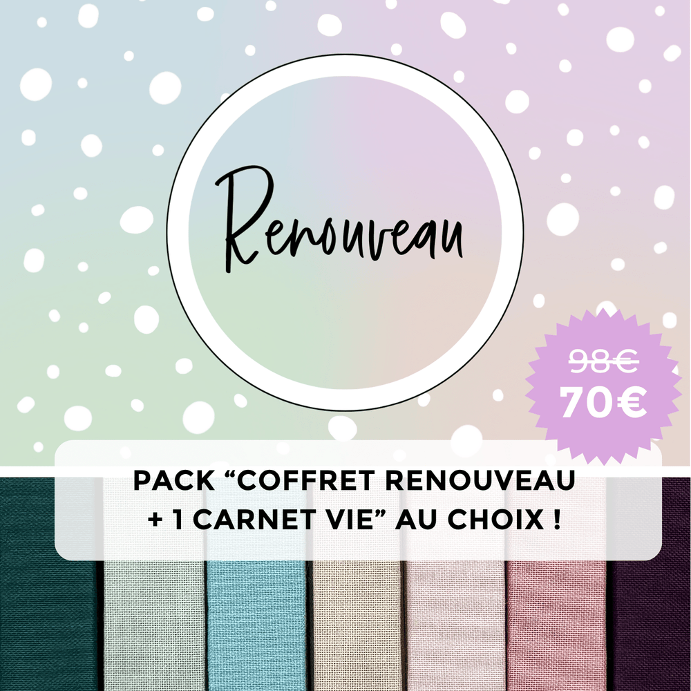 Pack "Coffret Renouveau + 1 carnet VIE"
