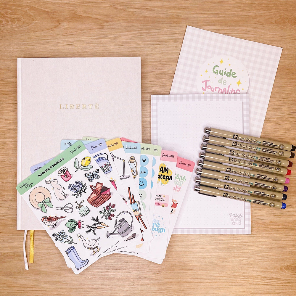 La Boutique de Margaux Feutres Set "Pigma Micron PN" de Sakura - Feutres organisation papeterie margauxstips les astuces de margaux plan with me bullet journal