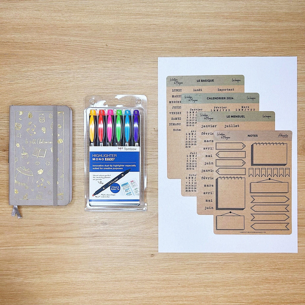 La Boutique de Margaux Coffret Minimaliste - Lots de fin d'année organisation papeterie margauxstips les astuces de margaux plan with me bullet journal