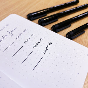 La Boutique de Margaux Feutres MONO Drawing Pen Fineliner de TOMBOW - Stylos organisation papeterie margauxstips les astuces de margaux plan with me bullet journal