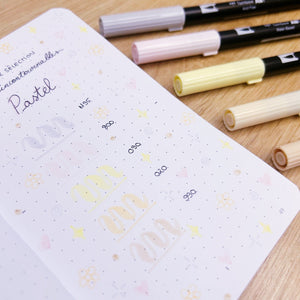 La Boutique de Margaux Feutres Notre sélection "Les incontournables Pastel TOMBOW" - Feutres pinceaux organisation papeterie margauxstips les astuces de margaux plan with me bullet journal
