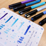 La Boutique de Margaux Feutres Set de Pit Artist Pen "Bleu" de FABER-CASTELL - Feutres organisation papeterie margauxstips les astuces de margaux plan with me bullet journal