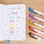 Set "Warm" de ZEBRA - Feutres pinceaux