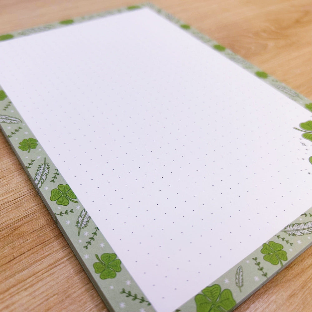 La boutique de Margaux Papeterie Bloc-notes "Intemporel Trèfle" - Bloc-notes A5 organisation papeterie margauxstips les astuces de margaux plan with me bullet journal