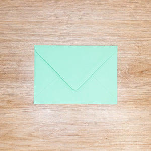 La Boutique de Margaux Papeterie Enveloppes "Menthe" - Enveloppes C6 organisation papeterie margauxstips les astuces de margaux plan with me bullet journal