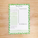 Planner Journalier "Trèfle" - Bloc-notes A5