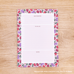 To-do list "Fruits rouges" - Bloc-notes A6