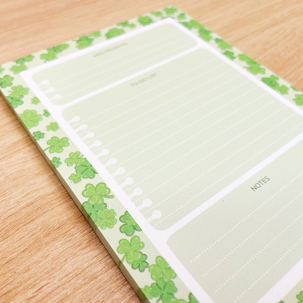 La boutique de Margaux Papeterie To-do list "Trèfle" - Bloc-notes A6 organisation papeterie margauxstips les astuces de margaux plan with me bullet journal