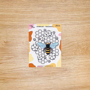 La Boutique de Margaux Sticker Alvéoles - Tracker 2 Abeilles et miel  - Stickers C7 organisation papeterie margauxstips les astuces de margaux plan with me bullet journal