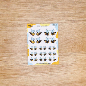 La Boutique de Margaux Sticker Mini abeilles 2 Abeilles et miel  - Stickers C7 organisation papeterie margauxstips les astuces de margaux plan with me bullet journal