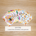 Abeilles et miel  - Stickers C7